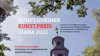Hardt Wilhelm  Rumpenheimer Kunstpreis DIANA 2022 - Bewerbung bis 31. 03. 2022  